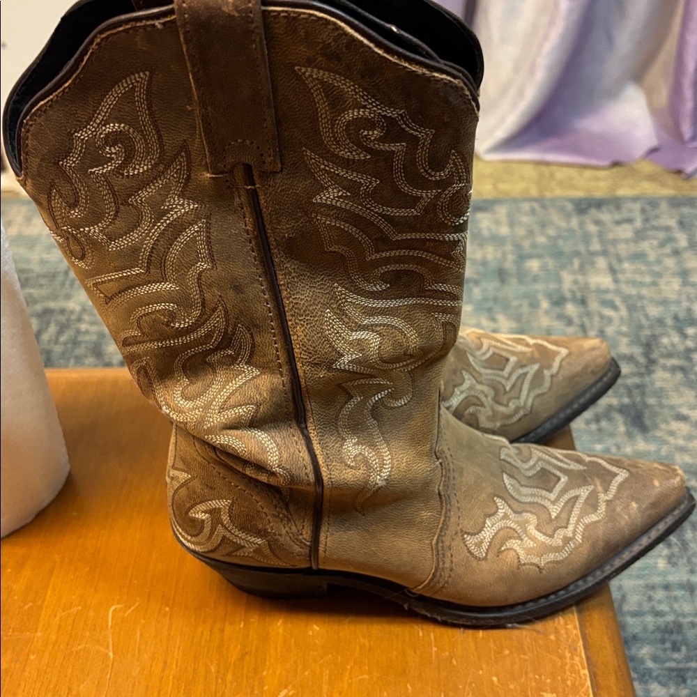 Brown Western Cowboy Boots